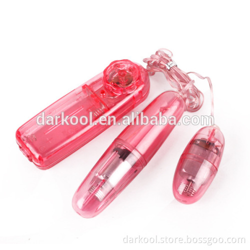 DE003/Hiqh Quality Strong Vibration Double Vibrating Egg Sex Toys For Women Lady